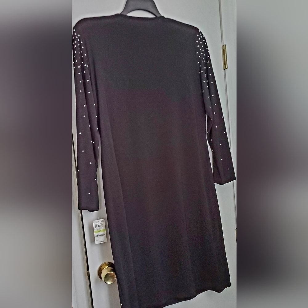 INC Elegant Black Beaded Dress - Picture 4 of 7